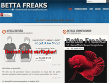 Tablet Screenshot of betta-freaks.de